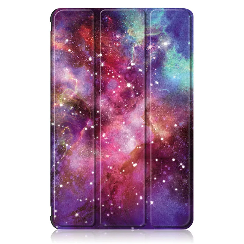 Geschikt Voor Samsung Galaxy Tab S8 S7 Plus S7 Fe Pu Lederen Magnetische Drievoudige Stand Galaxy Tab S7 2022 Tab S6 Lite Toren