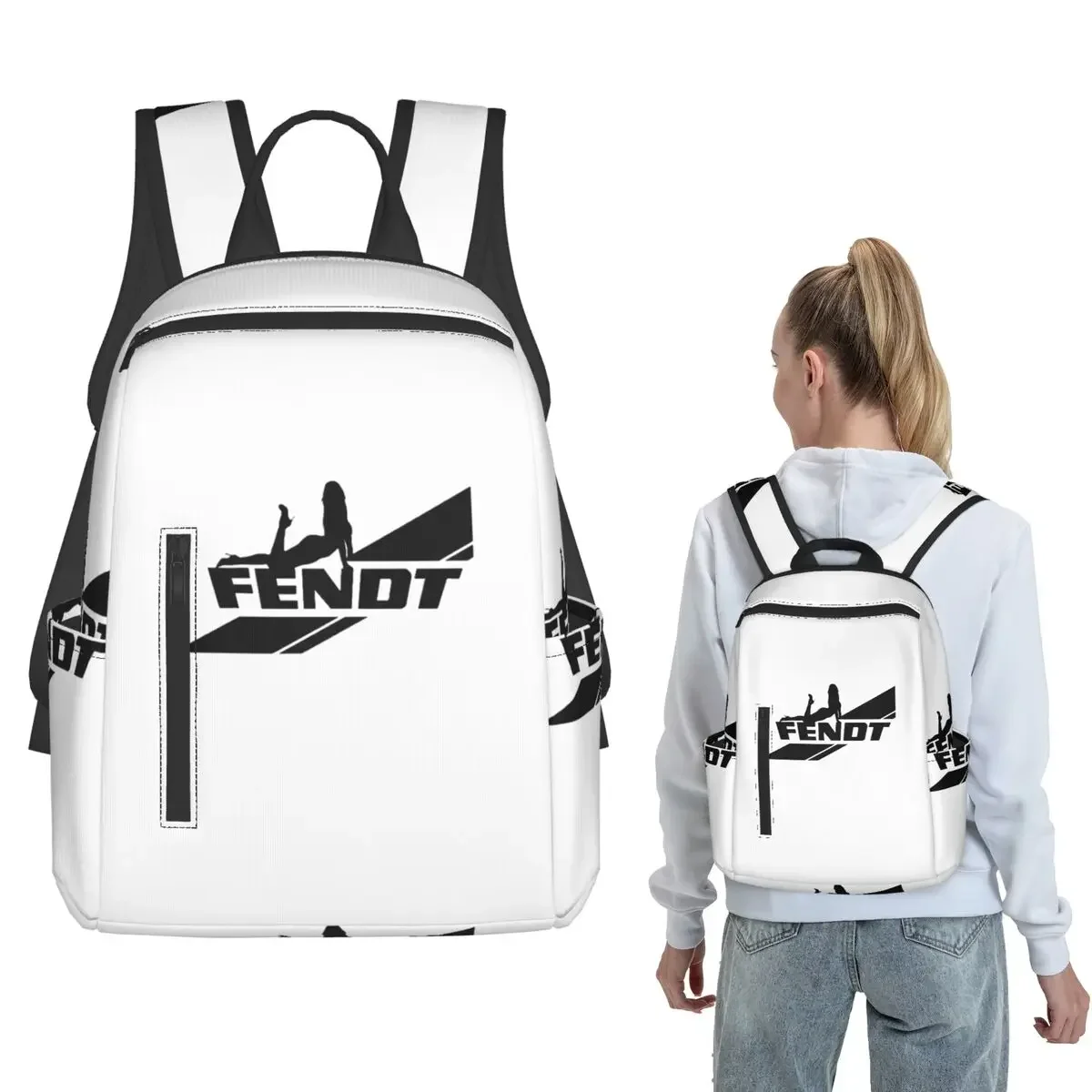 Fendt Backpack Large Capacity Kids BookBag School Bag Shoulder Bags for Men Women