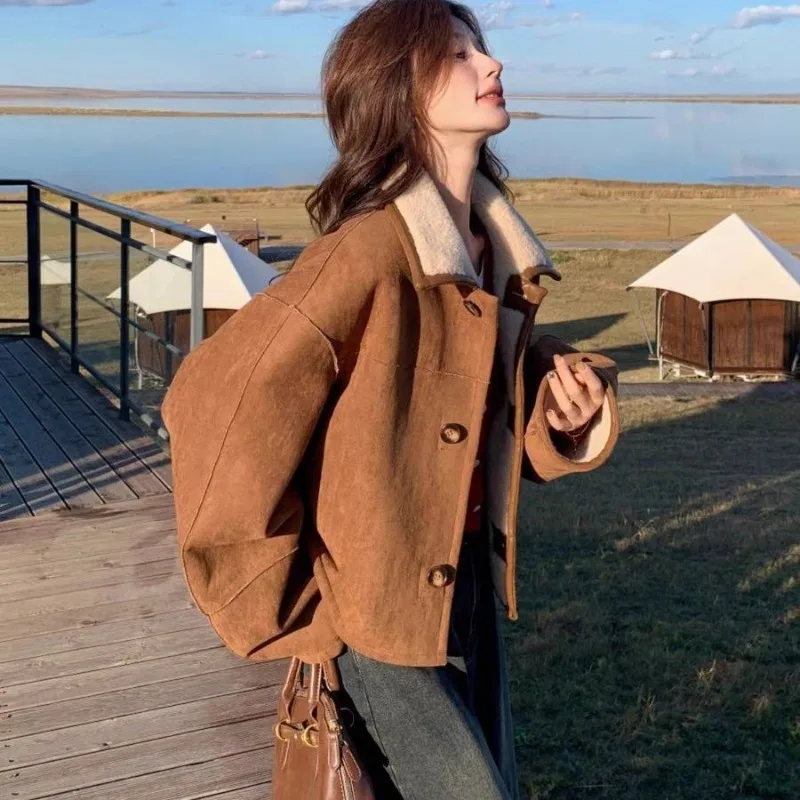 Women Jackets Winter Coat Jacket  Puffer Jacket Women 2025 New Chic Fur Thick Warm