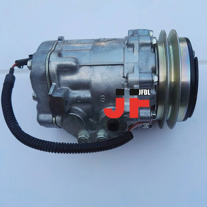 Excavator Parts 22L-979-2200 22L9792200 Compressor For Excavator PC56-7 PC45mr-3 PC30mr-3 Air Conditioner