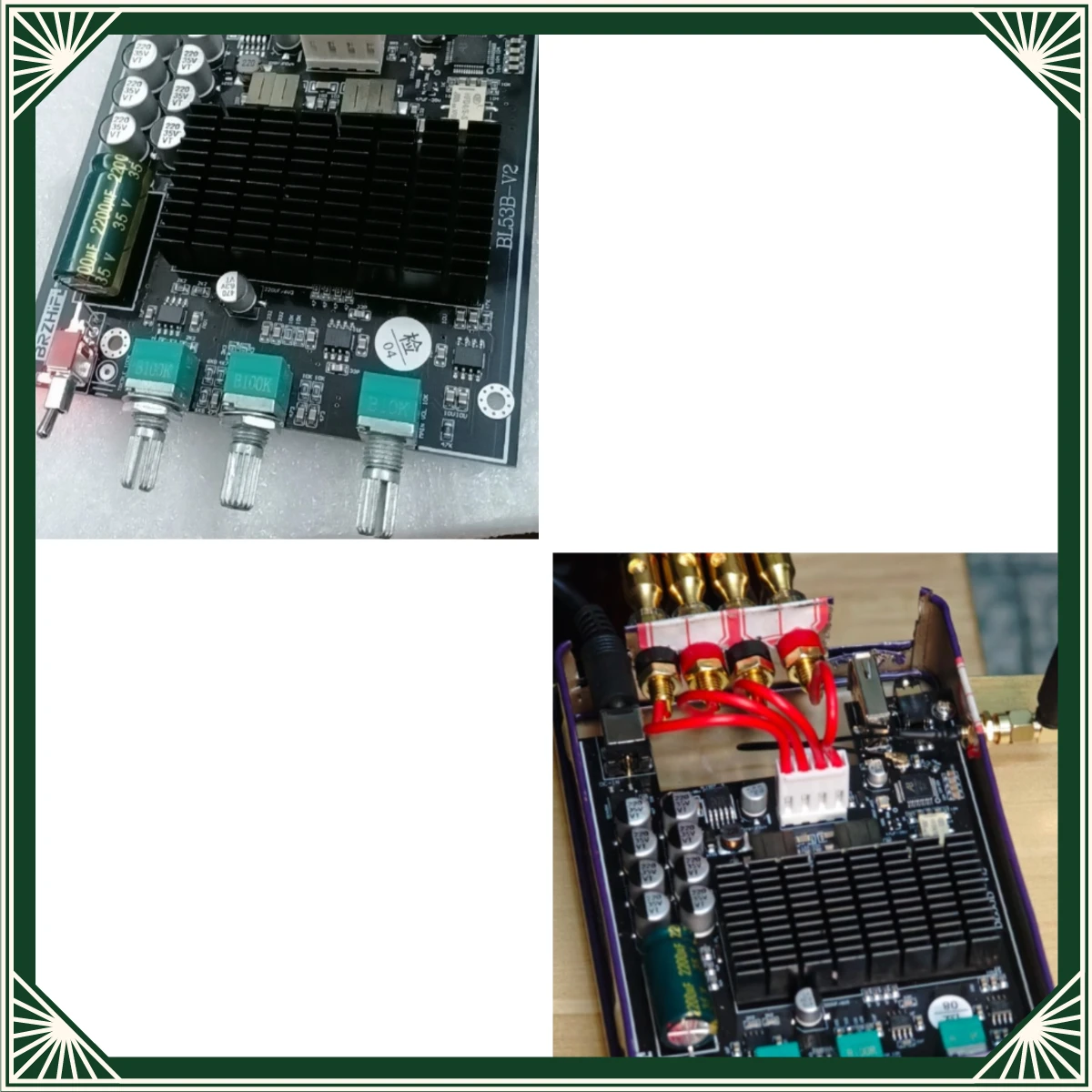 SuitableforTPA3221 high-power HIFI sound quality all-round king power amplifier board Bluetooth 5.3 U disk player poweramplifier