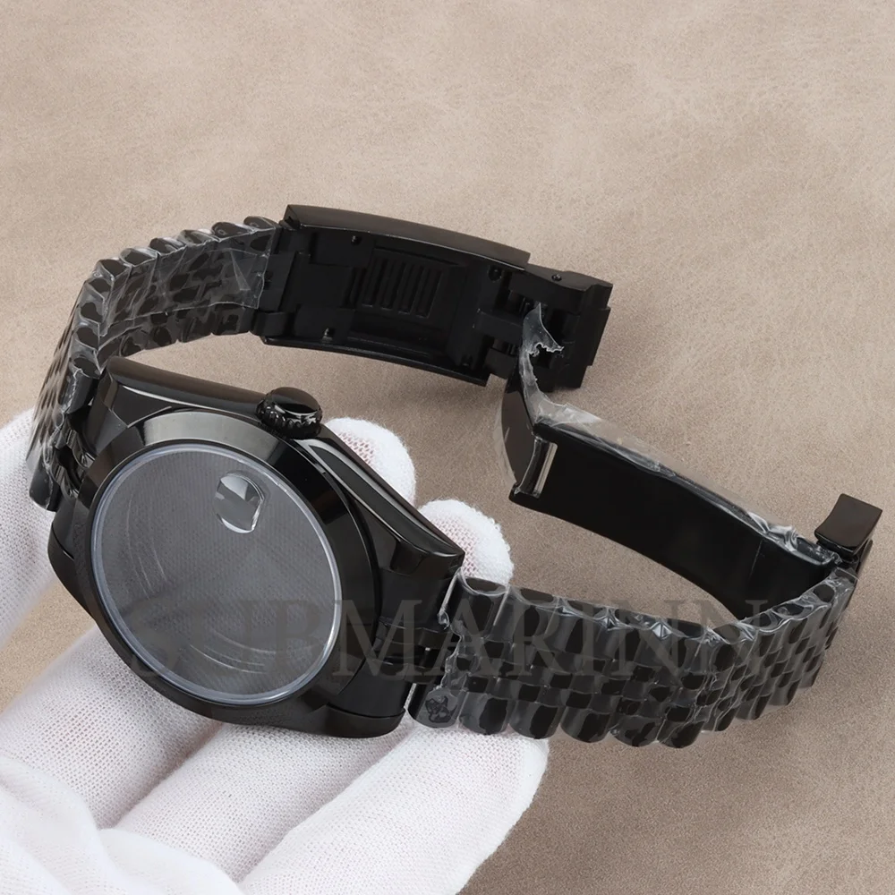 

Rose Pvd 36mm/39mm NH35 Watch Case For DATEJUST Seiko NH35 NH36 Movement 28.5MM Dial Stainless Steel Sapphire Jubilee Bracelet