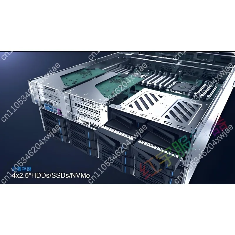 36-Bay 4U Rack Storage Server, Dual LGA3647 112-Core AI Server, High Performance Computing Chassis for Data Center