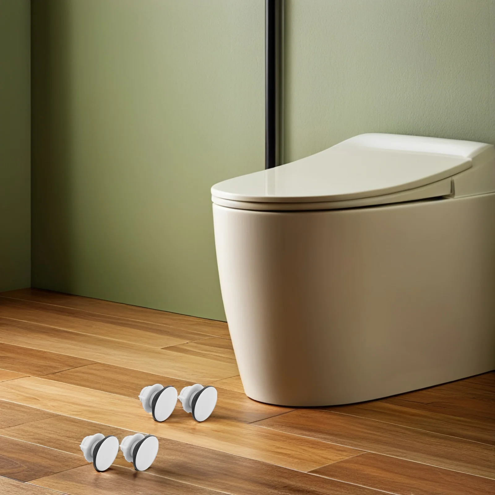 

2pcs 1/2Inch Durable Water Plug Caps Fish Tank Pool Bucket Stoppers Sturdy Plastic Leakproof Toilet Accessories For Bathroom