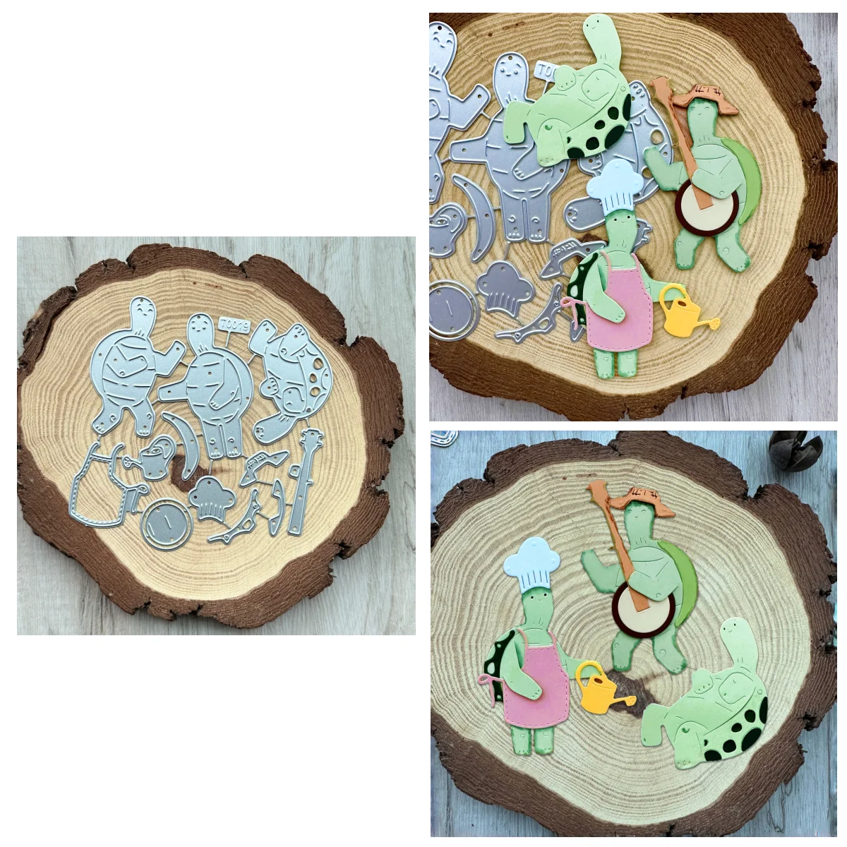 

2025 New Summer Turtle Metal Cutting Dies for DIY Making Gift Card Scrapbook Embossed Paper Album Craft Template Decoration