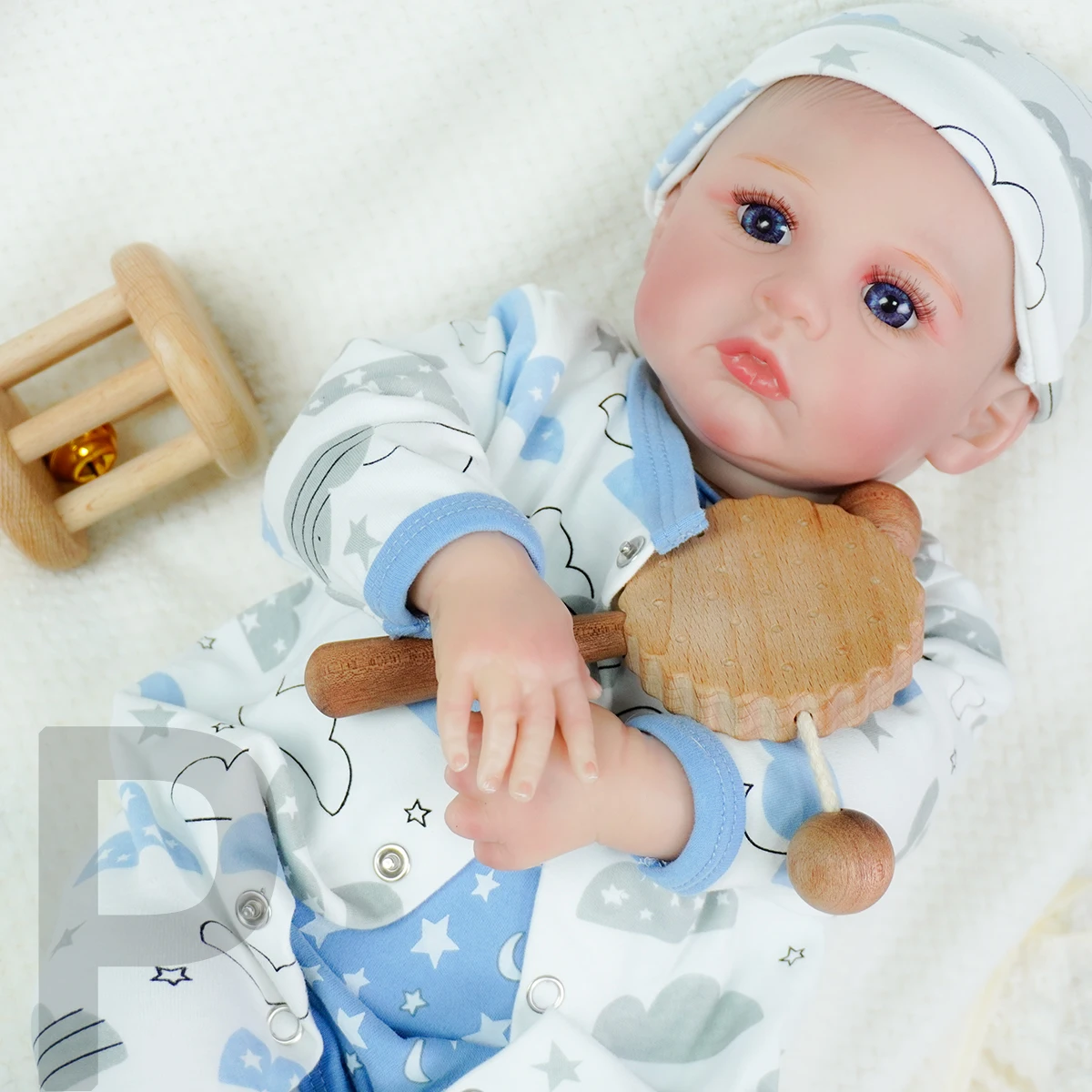 

JOYORA Reborn Baby Doll Cute and Soft Realistic Baby Doll Can Pose and Smile for Real Life Baby Doll Soul Healing DIY Toy