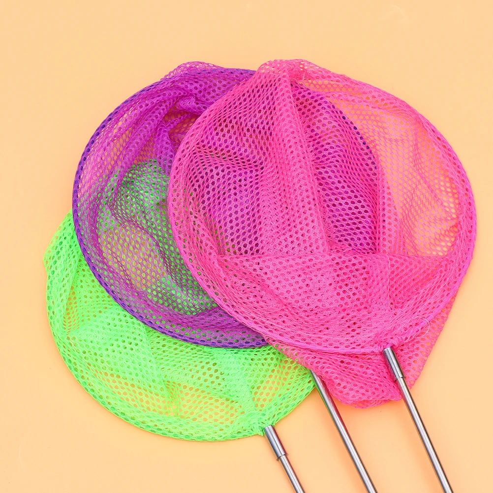 4 قطعة شبكة فراشة قابلة للسحب للأطفال أداة اصطياد الحشرات في الهواء الطلق استكشاف الطبيعة قابلة للتمديد شبكات البق قفص شبكي لصيد الأسماك