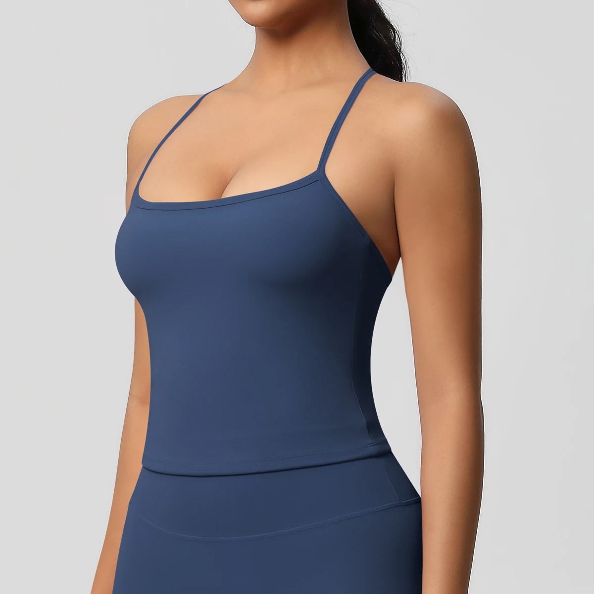 Women Fitness Yoga Bras Sexy Sling Beauty Back Fitness Push Up Sports Women Underwear Running Crop Top Yoga Clothes view 3