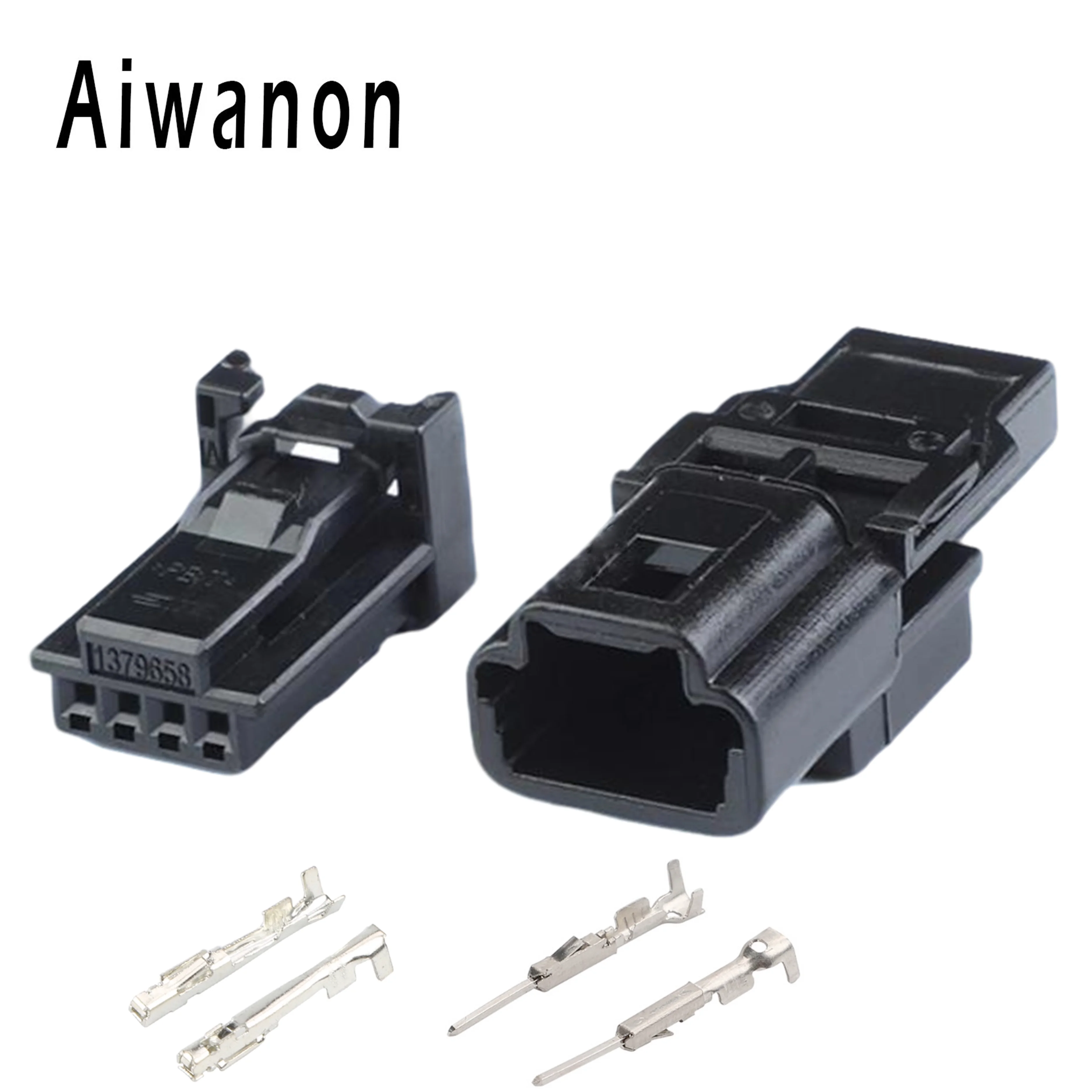 

1 Set 4 Pin 2.2mm 1379658 Car Small Current Electrical Connector Female Male Plug CONN PLUG HSG Shell Sheath 1379658-1 1379674-1