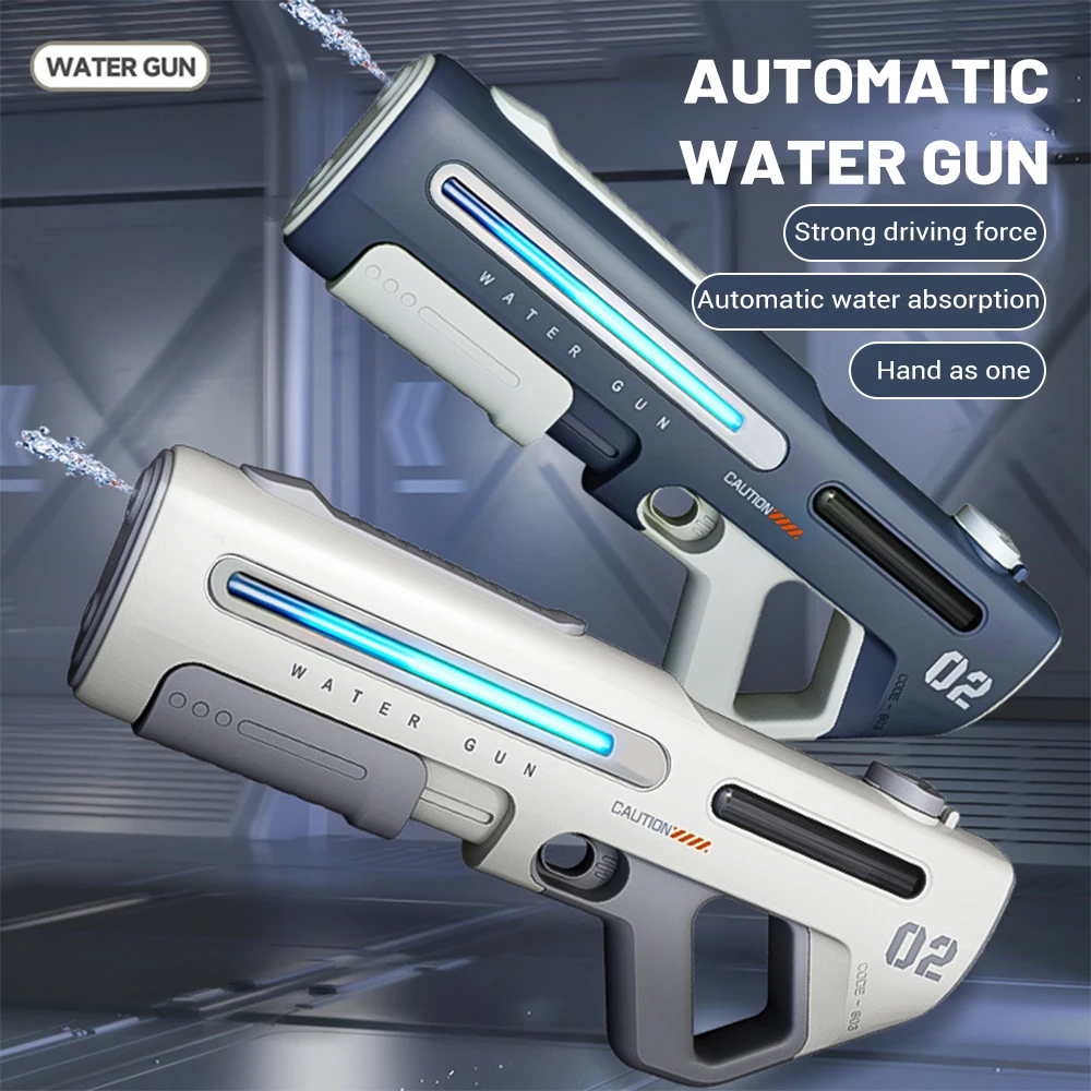 

Children's Electric Water Gun High Pressure Pulse Water Guns Automatic Water Spray High Capacity Pool Toy for Boys Summer Gifts