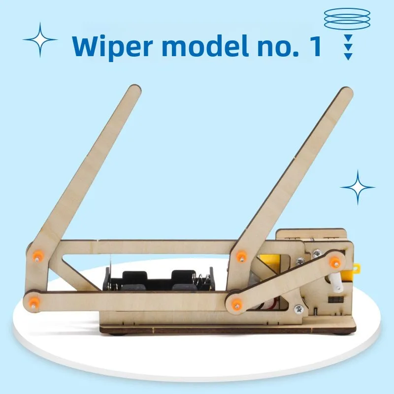 Crank Linkage Motion Windshield Wiper Model Handmade DIY Kit Scientific Experiment Student Technology Production