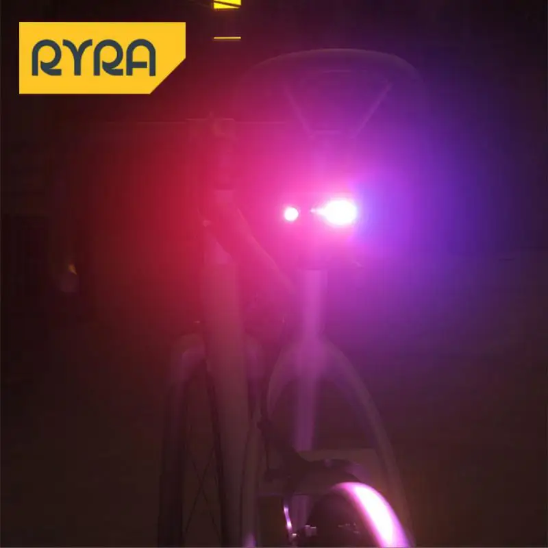 Road Bike Night Tail Light Upgrade High-brightness Led Lamp Beads 5 Lighting Modes Mountain Bike Cycling Light Tail-lamp