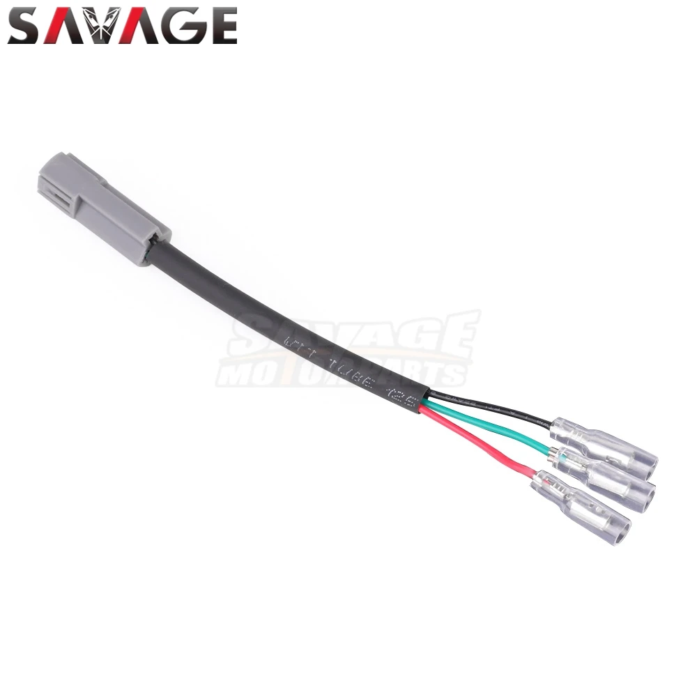 2025 XSR700 License Plate Light Cable Adapter Plug Connector For Yamaha Tracer 7/GT 700 T700 XTZ700 World Raid Extreme Explore