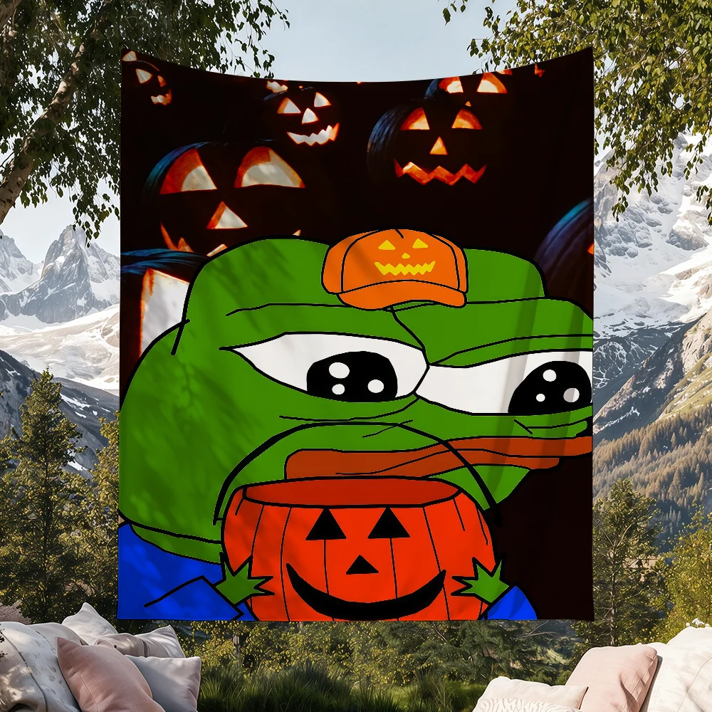 P-Pepe The F-Frog Meme Flag For Football Festival Gym Outdoor Garden Sports Party Decor Banner