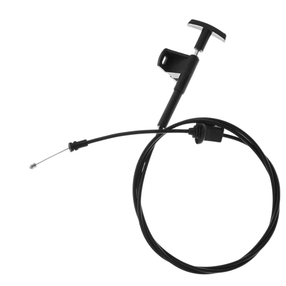 OEM Style Hood Release Cable with Handle for GMC C10 C20 C1500 For 1981-1991 ABS Black Cable Only No Accessories