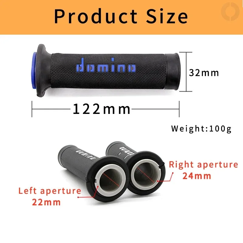 1Pairs 7/8" 22mm 24mm Universal Handlebar Rubber Gel Motocross Motorcycle Grips Pit Bike Hand Grip Brake Hands image 3