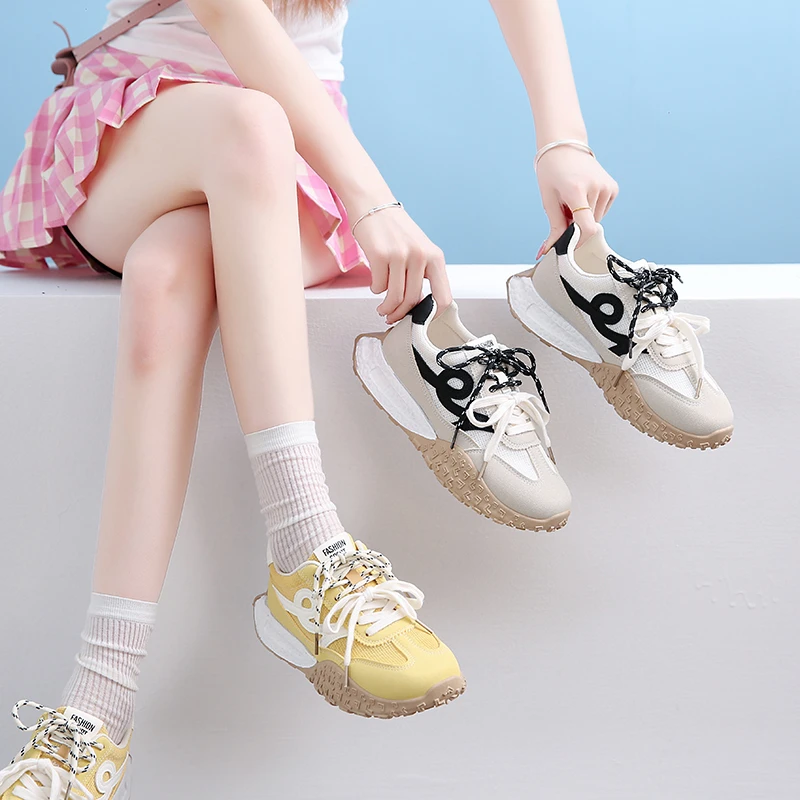 

Arrival Platform German Training for Women, Trendy Comfortable Versatile style , Fashionable Ins Casual Shoes, Single