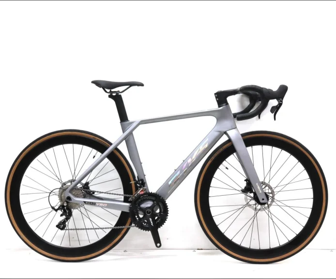 Carbon Fibre Frame Road Bike Cycle 24