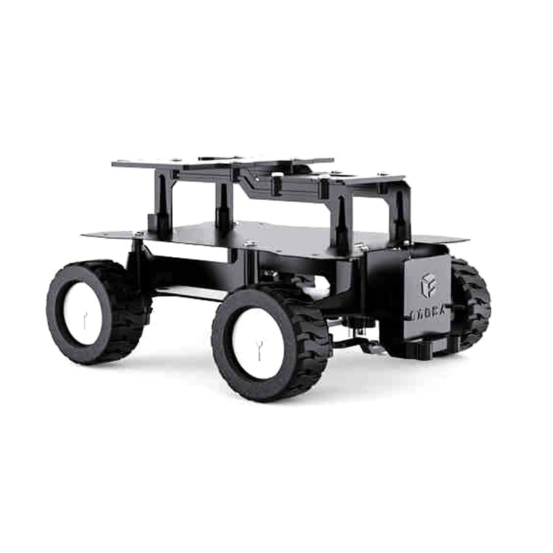Akrylowy podwozie robotyczne 4WD z silnikami, układem Ackermana i śledzeniem wielokierunkowym, do Arduino STM32 ESP32, programowalny zestaw DIY do samodzielnego montażu.