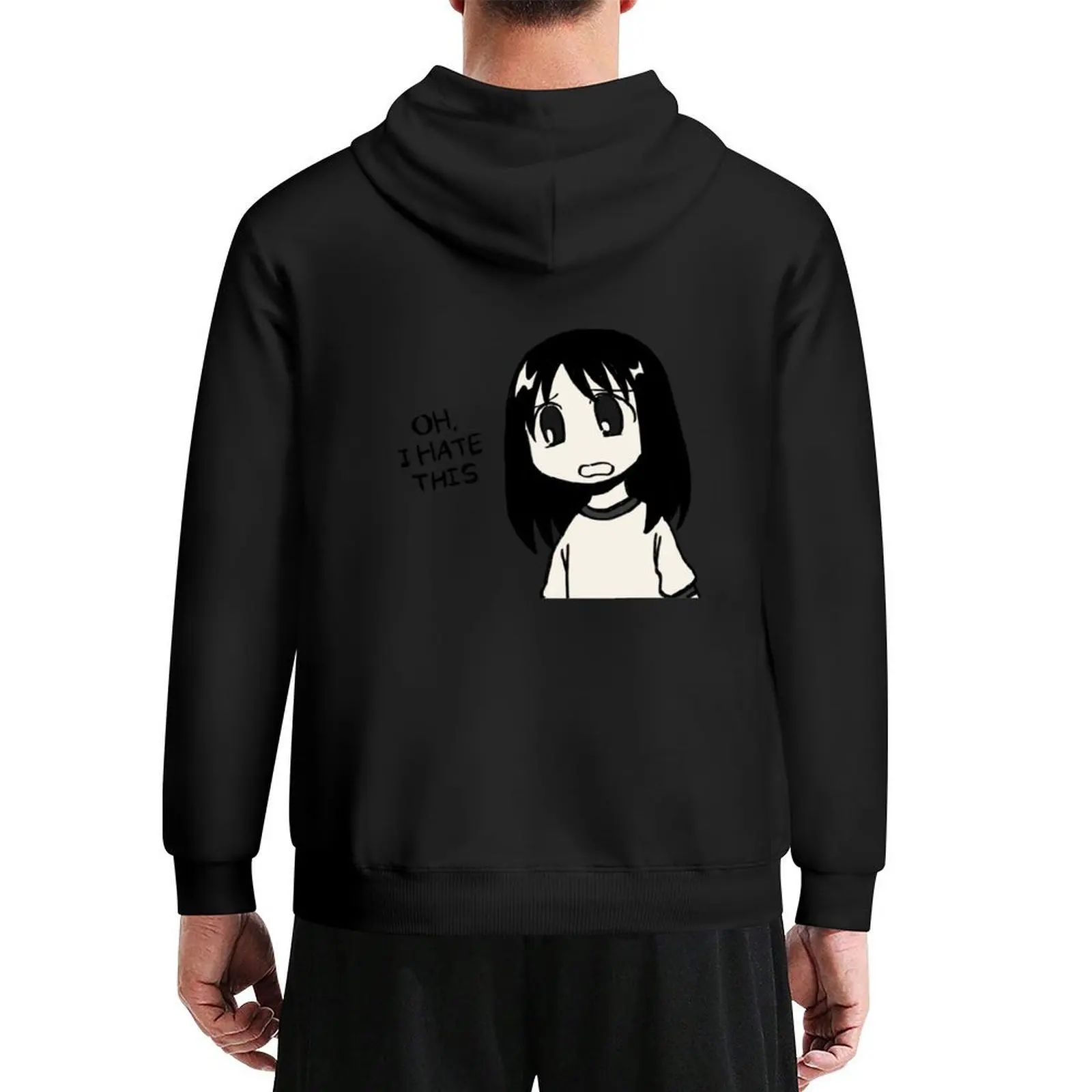 

I draw oh i hate this osaka manga panel / funny azumanga daioh meme Hoodie autumn jacket men blouse men's coat tracksuit