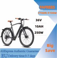 FAFREES F700M/F700W Adult Electric Bike 250W Motor Ebike 36V10Ah Battery E-bike 700*42C Tire City Electric Bicycle
