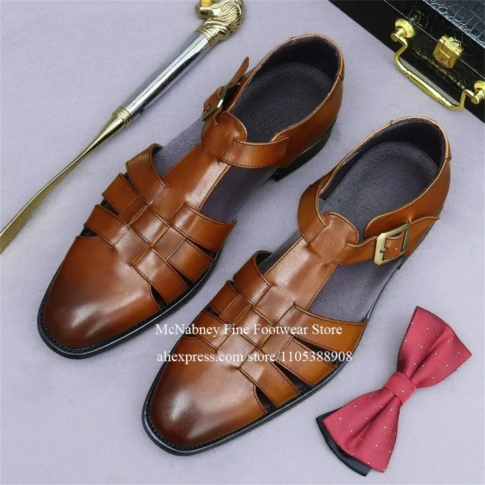 รองเท้าแตะหนังผู้ชายแบบคลาสสิก - Leather Classic Strap บทวิจารณ์และราคา