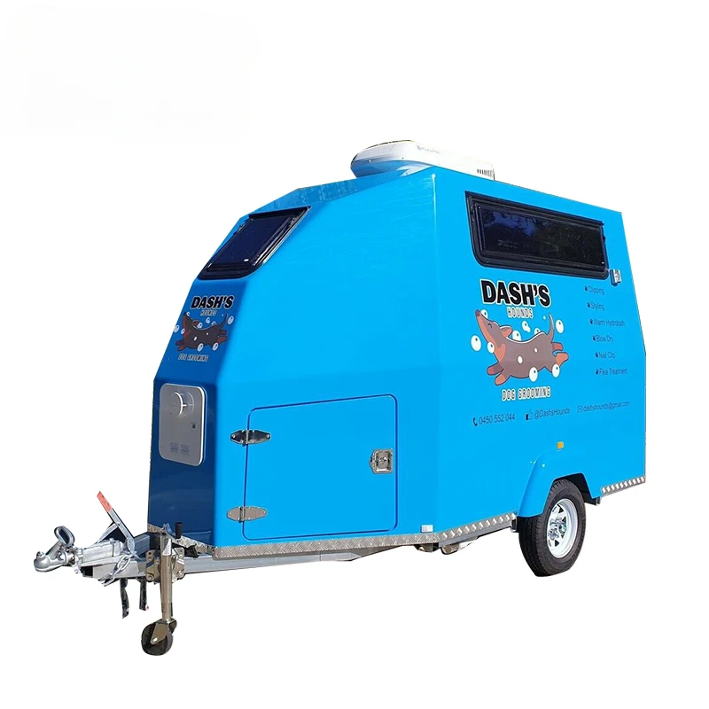 Mobile dog grooming  pet products trailer for washing