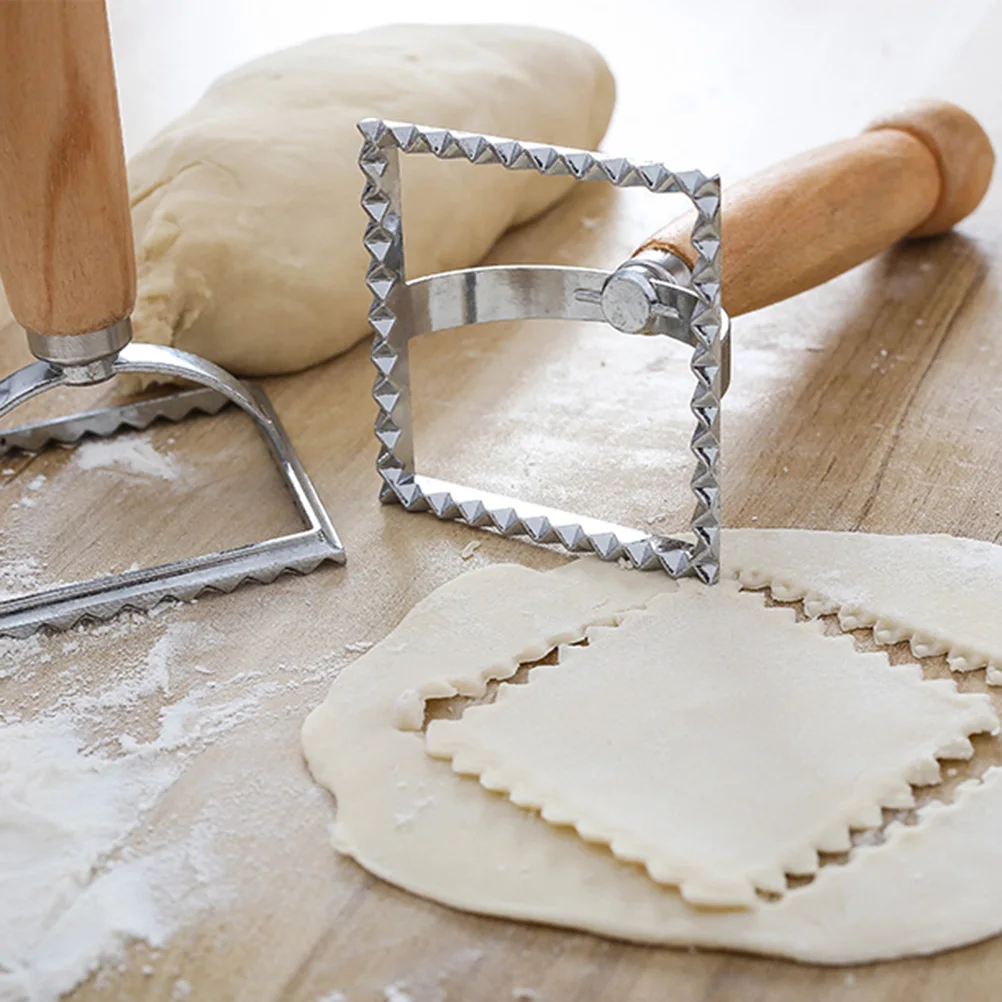 

Square Biscuit Mold Embossed Cookie Cutter Stainless Steel Fondant Mould Wooden Handle Cake Chocolate Dessert Diy Kitchen