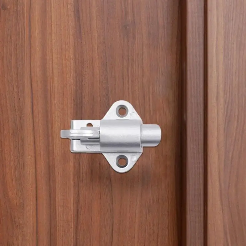 

Y1UD 2Pcs Spring Door Bolt Lock Window Security Pull Rings Aluminum Alloy Door Lock