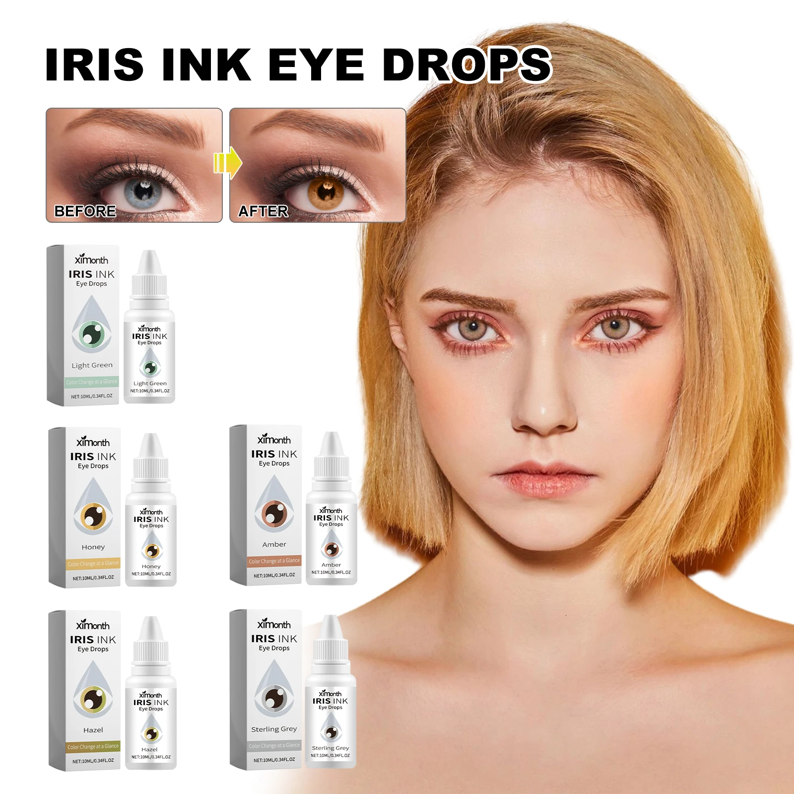 Color-Changing Eye Drops To Brighten Eye Color Safe And Gentle Change Eye Color Quickly Relieve Eye Fatigue And Moisturize Eyes