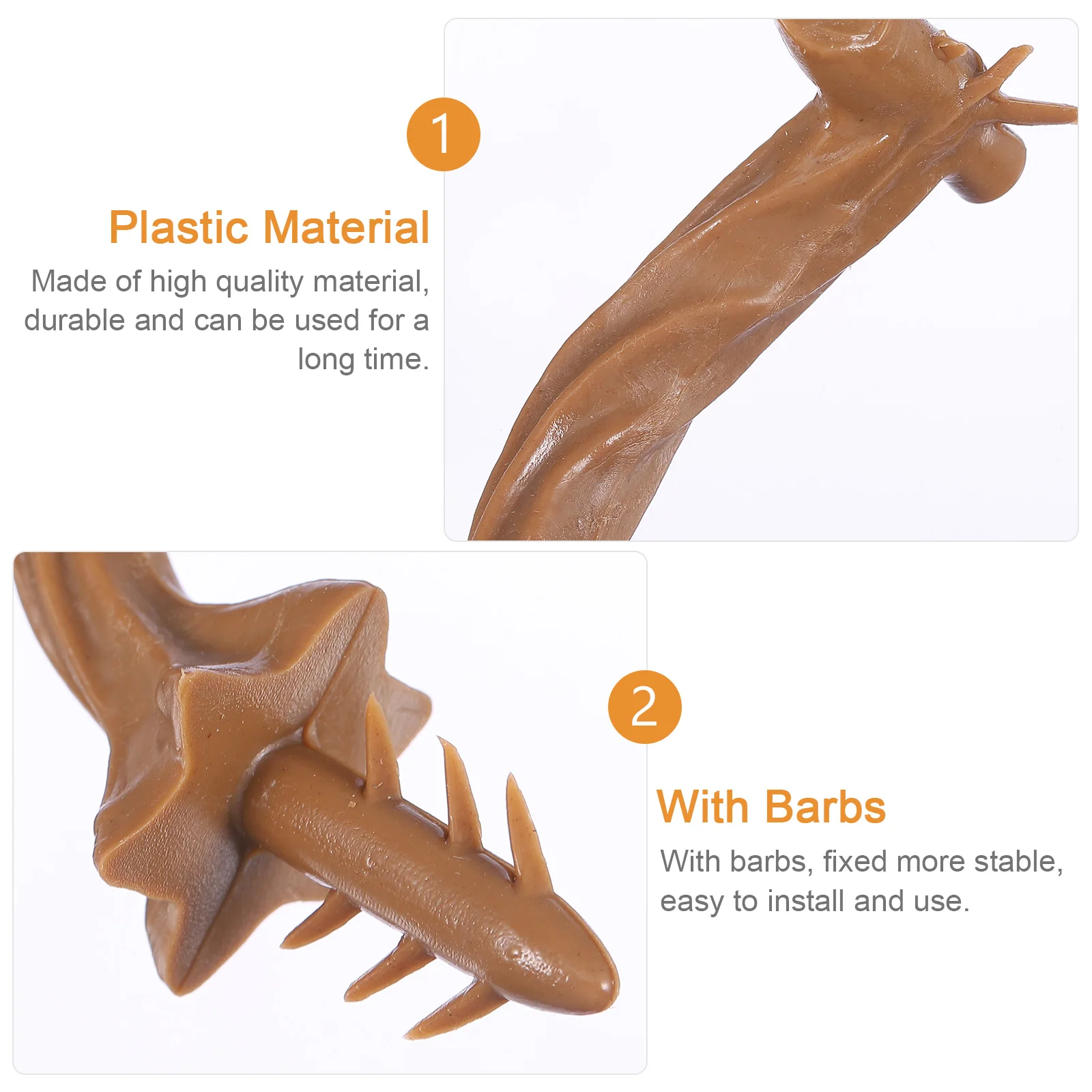 24 stuks accessoire decoratie festival diy ambachtelijke accessoires realistische plastic handgrepen doe-het-zelf ambachten herfst festival benodigdheden