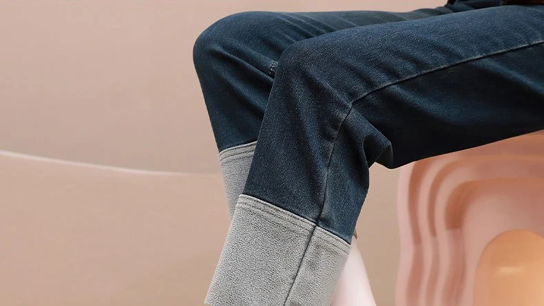 Damen Winter Warme Plüschgefütterte Slip-On Loafer Gestepptes Obermaterial Rutschfeste Weiche Sohle Lässige Baumwollschuhe zum Gehen – Detail 17