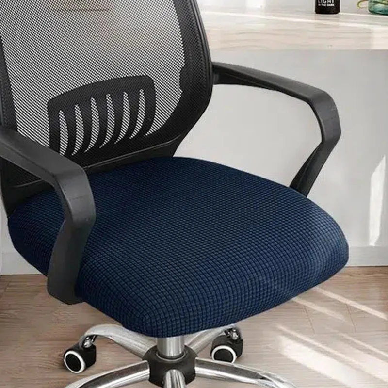 New【1PC Chair Seat Anti-dust Cover Split Armchair Cover Thickened Stretch Computer Chair Slipcovers Removable Seat Case】