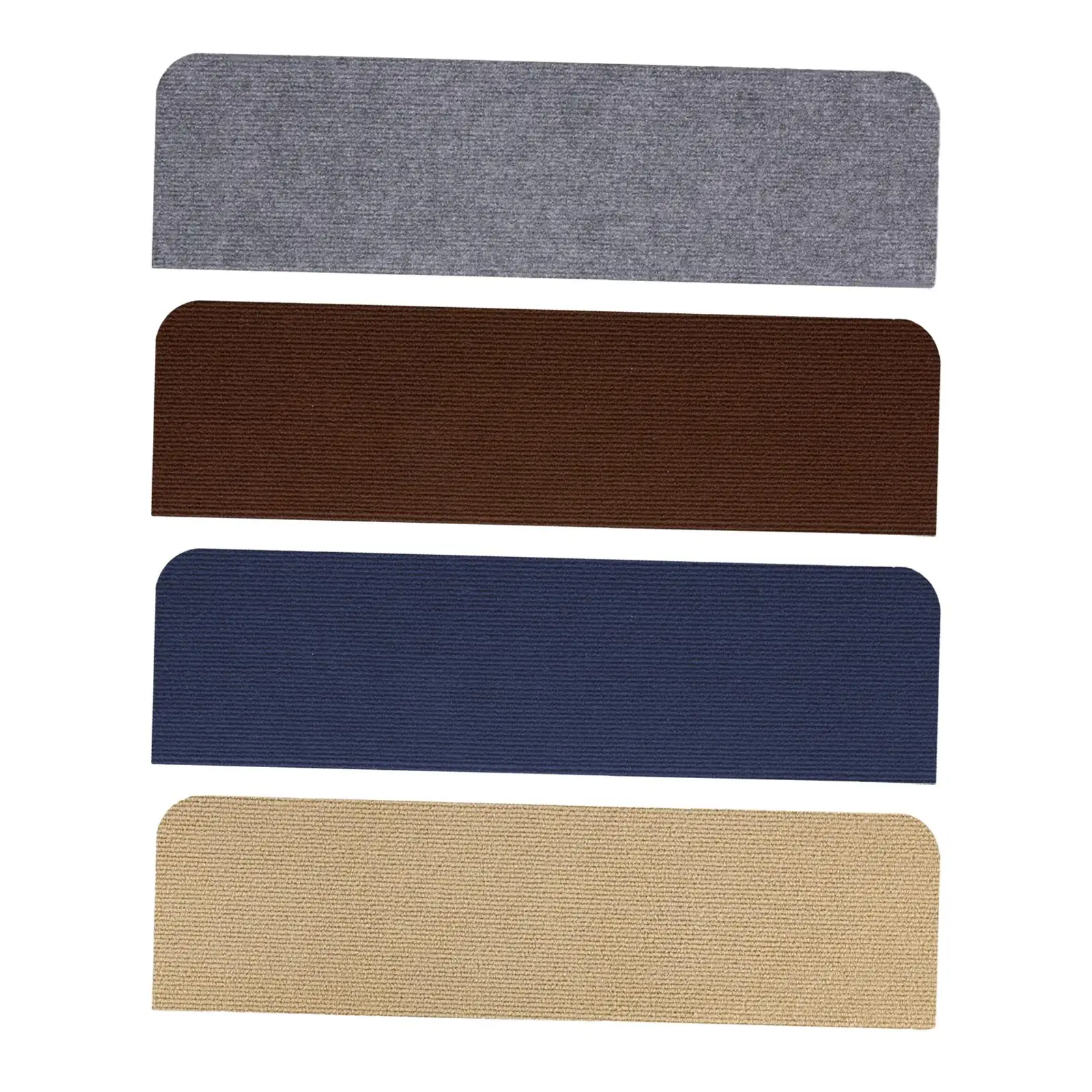 Stair Tread Carpet Anti Slip Indoor Stairs Runner 30x8in Rug for Wooden Steps Step Mats for Dogs Kids Elderly