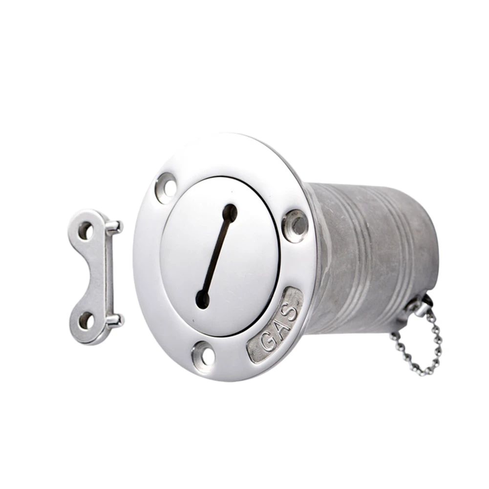 316 Stainless Steel Filler Cap for Deck Mounting in Water Fuel Gas For Marine Applications Boats Vans Caravans and Trucks