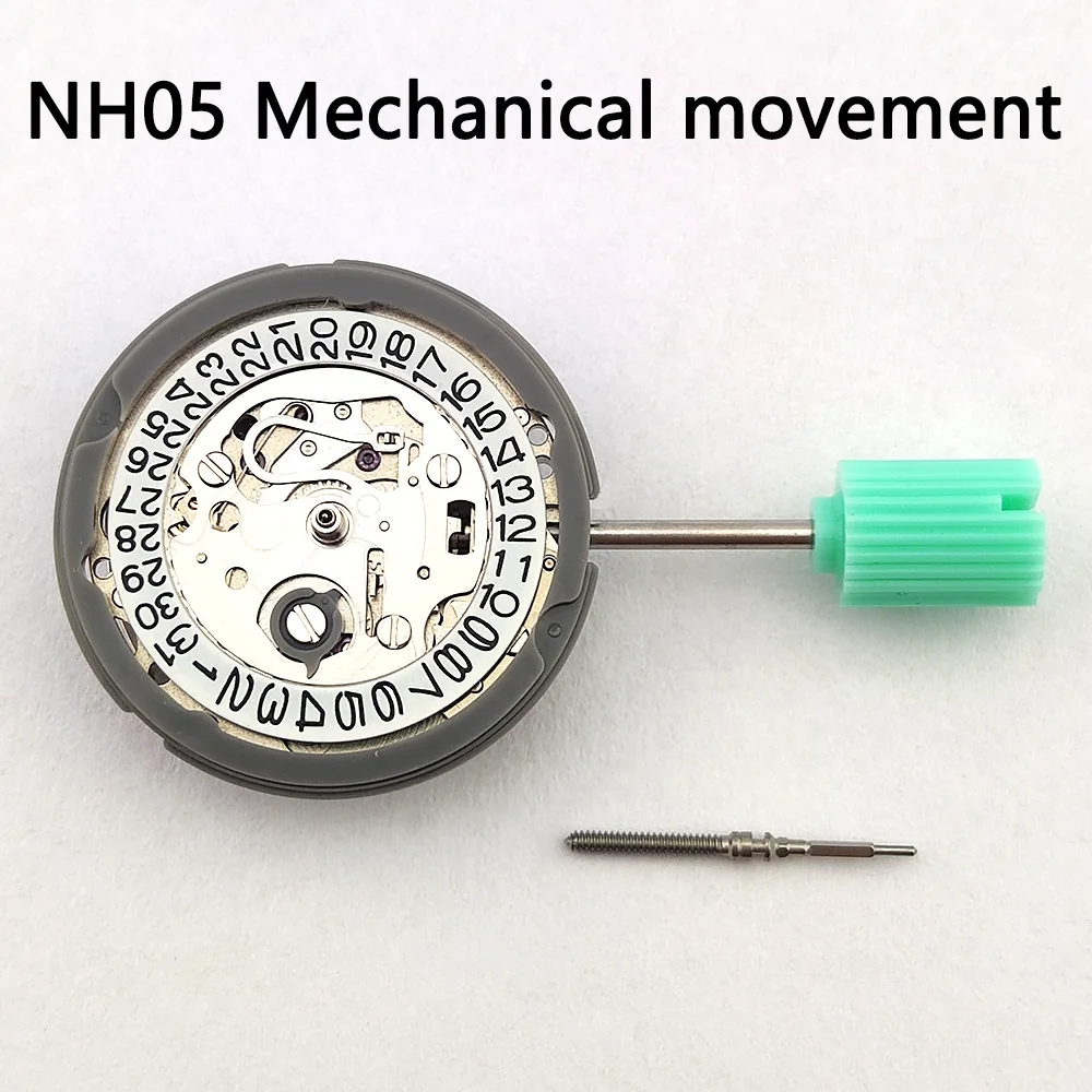 

NH05 movement Watch accessories white single calendar High precision travel time mechanical movement Momen's watch movement NH05