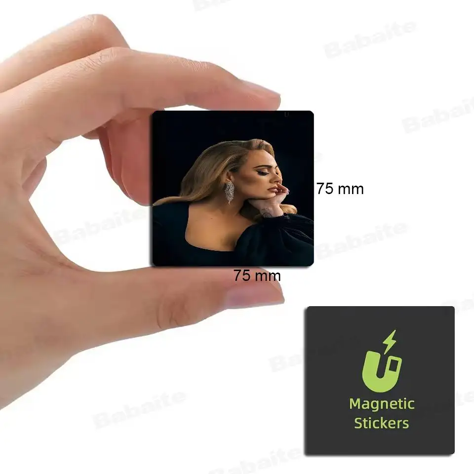 Singer Adele Photo Frame Picture Fridge Magnets Refrigerator Magnetic Stickers Family Friends Children Pet Gifts Souvenir Logo