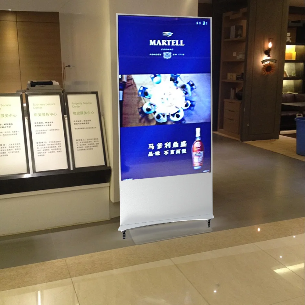 Indoor/Outdoor P3-P6 Mobile LED Display with Wheels for Shopping Malls & Exhibitions for Subway & Self-Service Business Use