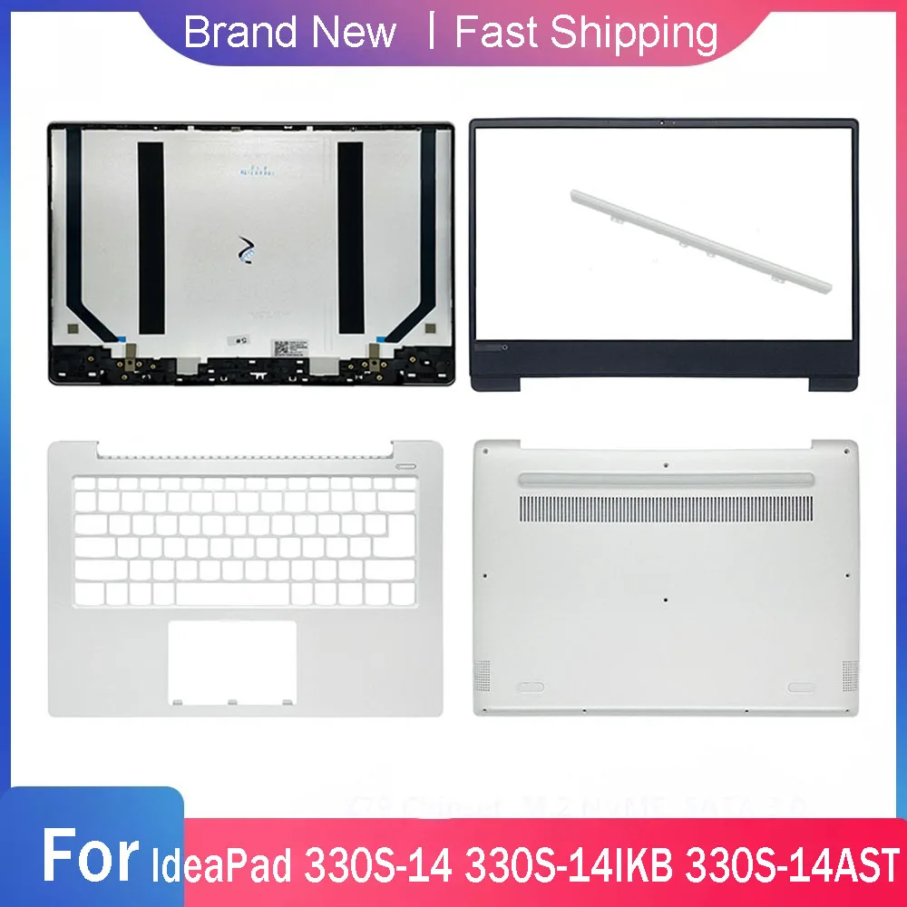 NEW Bottom Case For Lenovo Ideapad 330S 330S-14 330S-14IKB 330S-14AST Laptop LCD Back Cover Front Bezel Palmrest Upper Rear Lid