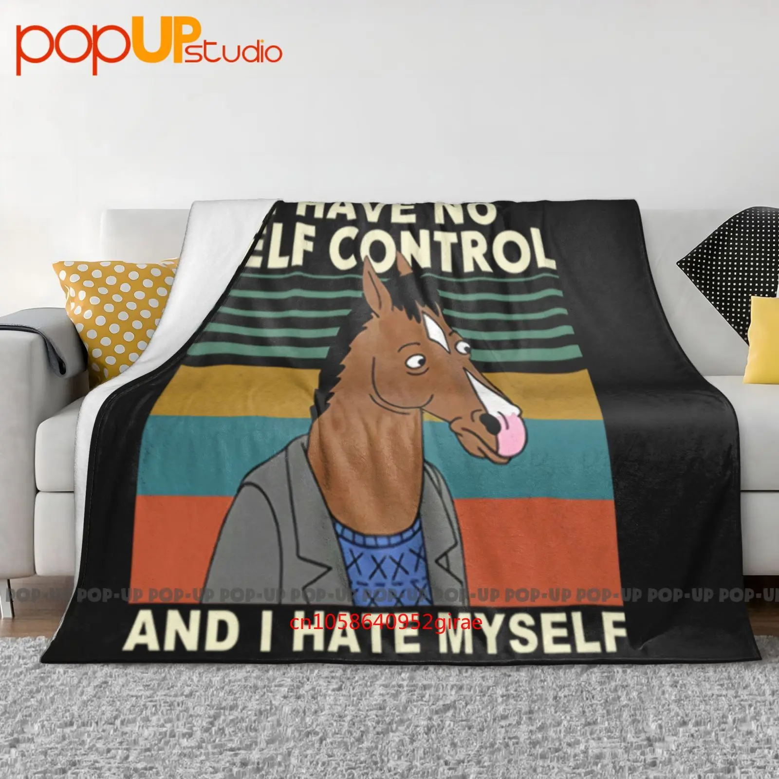 Horseman I Have No Self Control And I Hate Myself Ultra-Soft Blanket Quilt Winter Sofa Cover Bed Covers