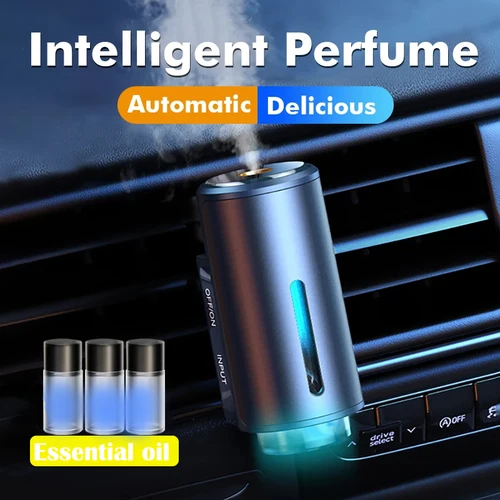 Difusor de Aroma eléctrico, ambientador en el coche, humidificador de niebla para salida de aire para eliminar olores, accesorios para Interior de coche