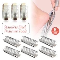 6Pcs Foot File Callus Remover Tool for Dead Skin Removal Home Pedicure Tools Foot Rasp Callus Remover Feet Heels Grater File