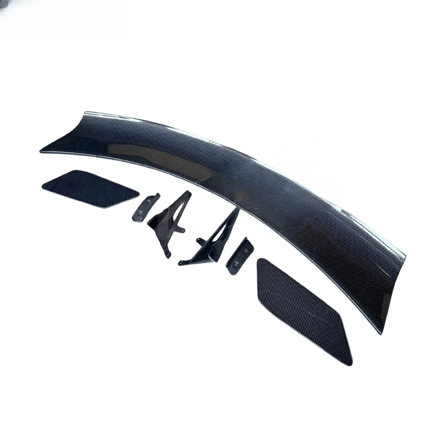 Newest Dry Carbon SC Style Wing Spoiler Ducktail Spoiler for Mustang 2024+ Upgrade Conversion Kit Add-on Part