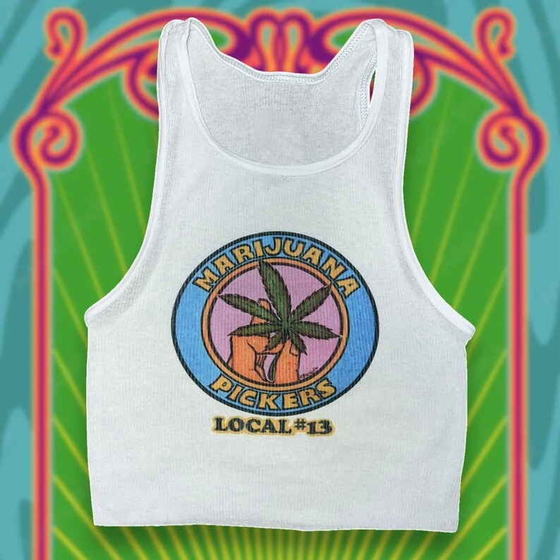 Mary Jane Pickers Tank Top 20 Inch Vest Emo Girls Aesthetic Letter Print Grunge Goth Camisole Top Female Clothing
