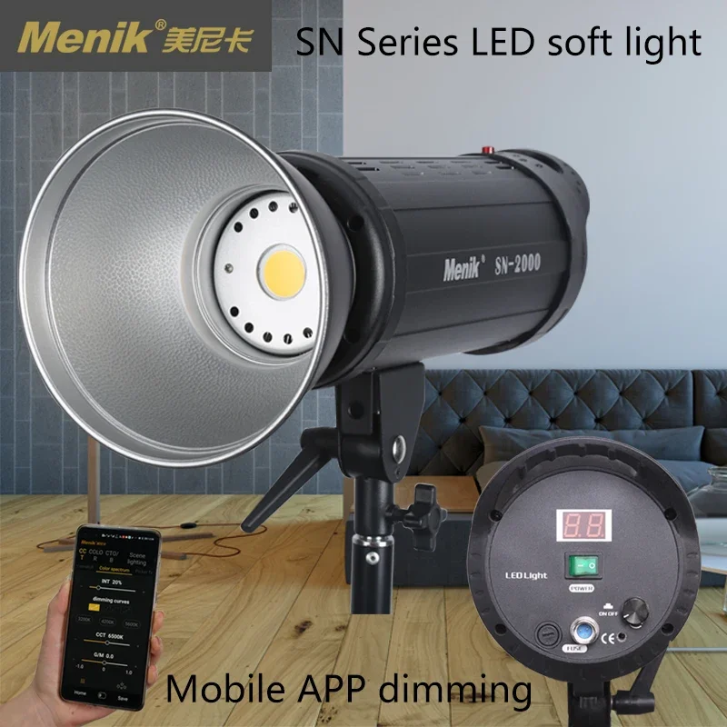 Menik SN series photo led studio light photography lamp Continous Light  for Portrait Photographic Lighting Video Films