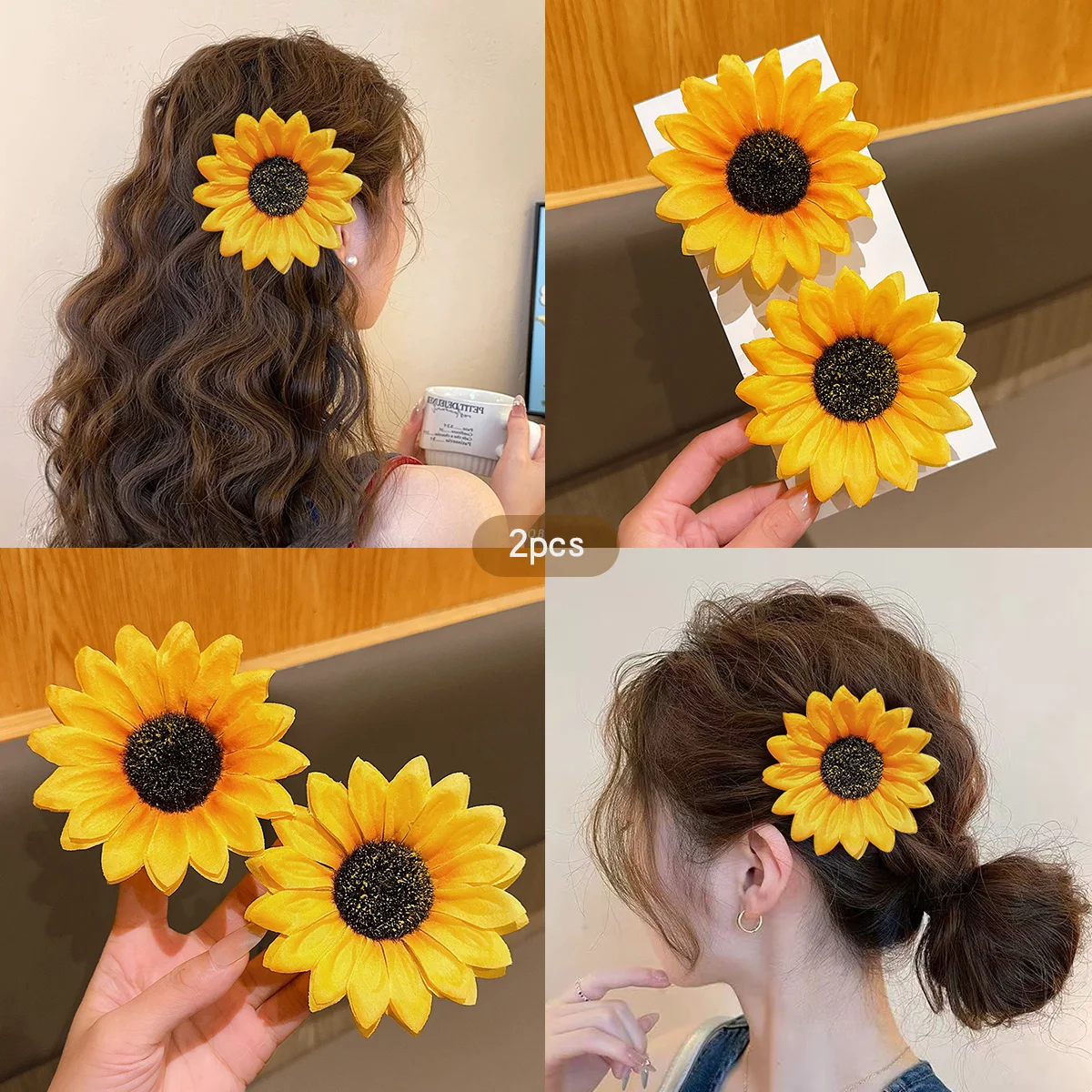 2 مشبك شعر كبير لحلو ولطيف ومتعدد الاستخدامات مناسب لإكسسوارات الشعر اليومية #1