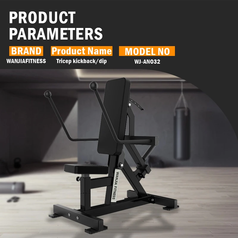 상업용 플레이트 로드 트라이셉 킥백/딥 머신 온라인 도매 2025