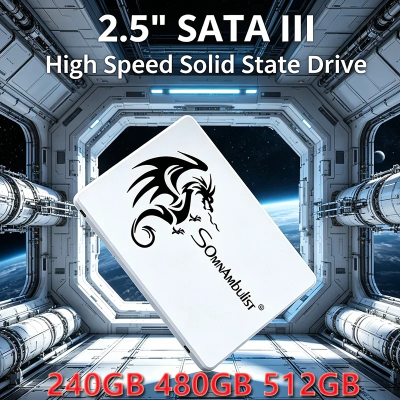 

SomnAmbulist SSD 2.5 64GB 128GB 256GB 512GB for Laptop Desktop Solid State Drive Sata3 120GB 240GB 480GB