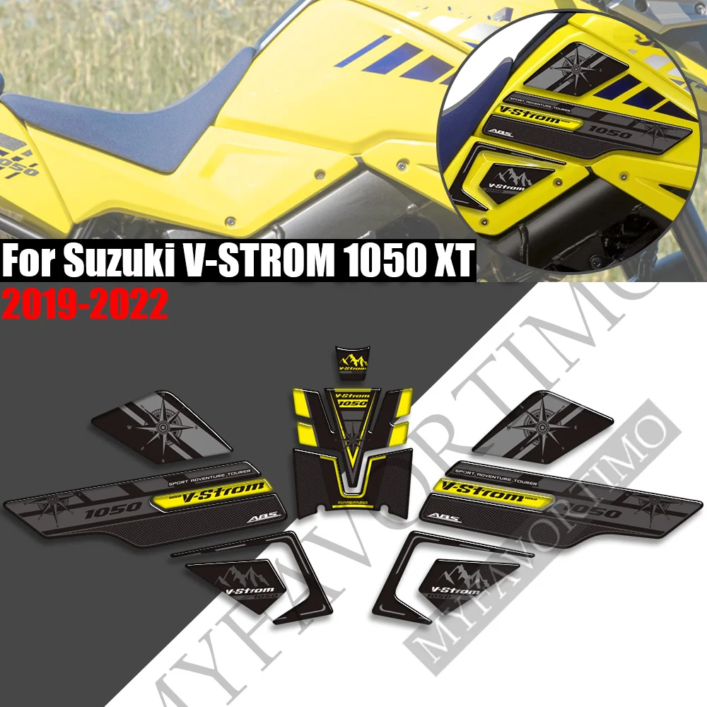 

For V-STROM 1050XT 2019-2022 Motorcycle Fuel Tank Pad Stickers TankPad Moto Epoxy resin Decals VSTROM1050XT DL1050