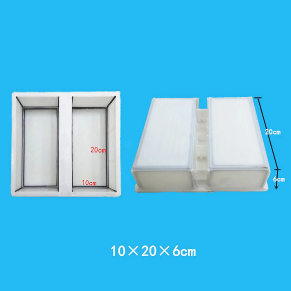 1-3PCS Plastica Giardino Path Maker Home Path Pavimentazione Stampo in cemento Strada Stampo per pavimentazione in cemento Stampo per mattoni riutilizzabile